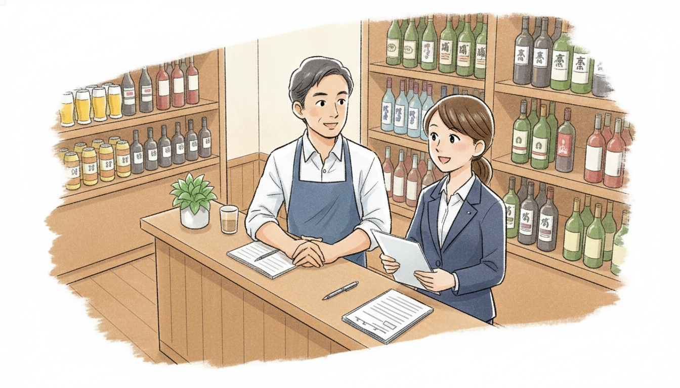 酒類販売免許を取得するための要件